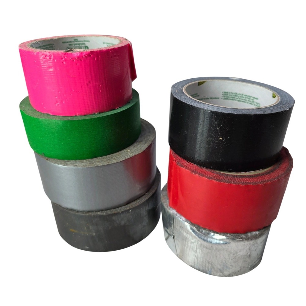 Duct Gaffers Tape Rolls‎ 3M Duck Shurtape Scapa Lot of 7 Assorted S2